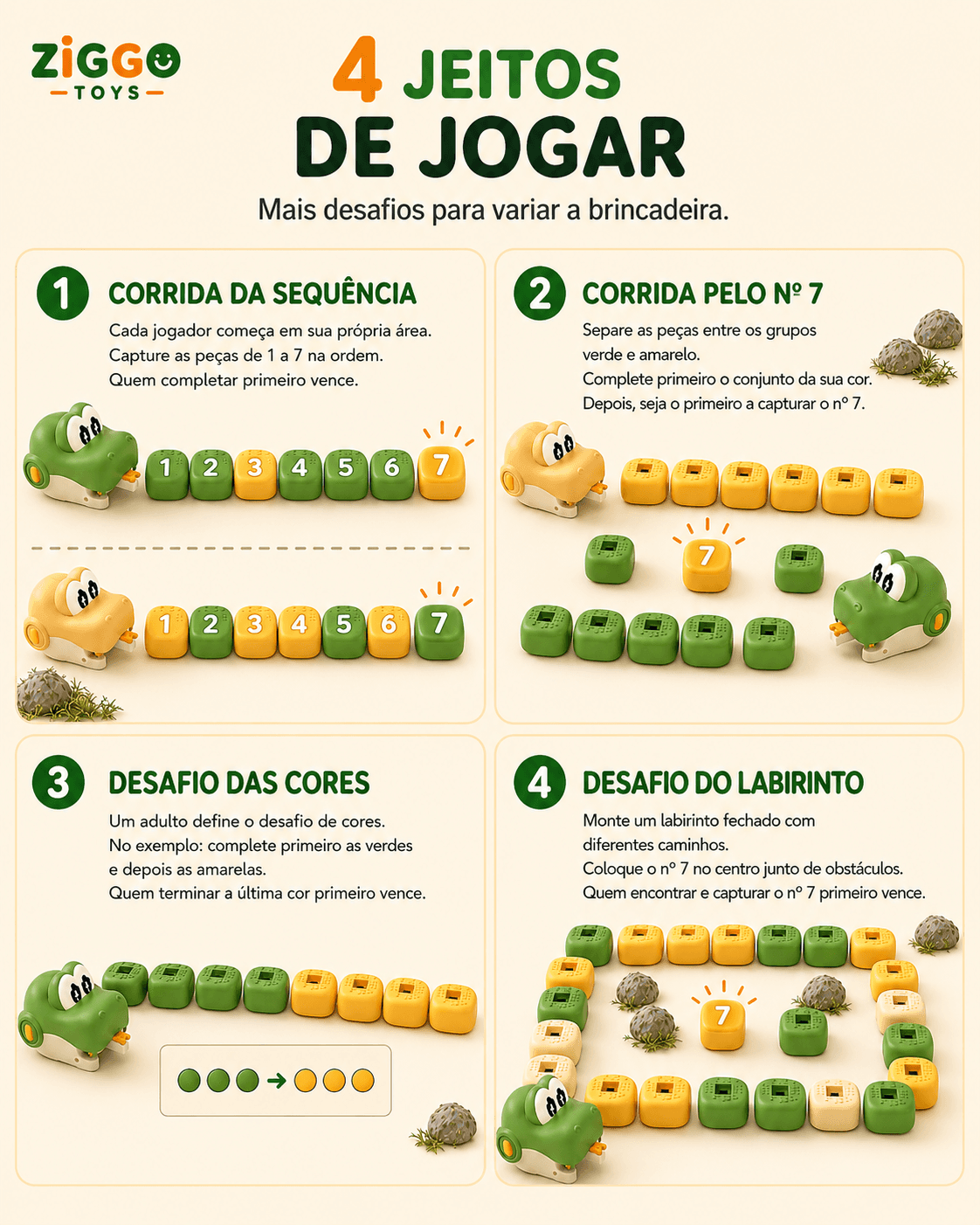 Quatro jeitos de jogar com Ziggo Snake